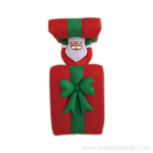 Christmas decoration Santa popping up chimney movement